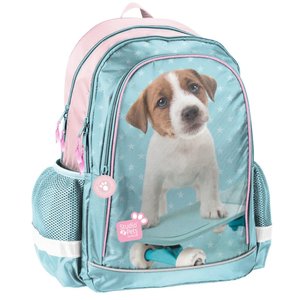 Školský batoh Dog modro-ružový-4